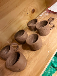 Ceramic cup hand building class ورشة صناعة الكوب اليدويه للمبتدئين