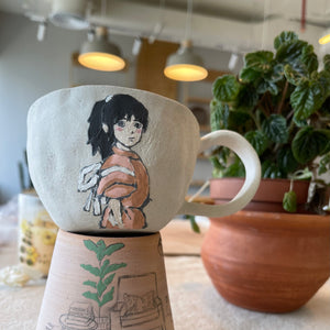 Ceramic cup hand building class ورشة صناعة الكوب اليدويه للمبتدئين